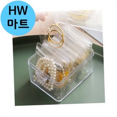 스토어24 액세서리 보관 투명 지퍼백 악세사리지퍼백보관함, 7 10cm 귀걸이
