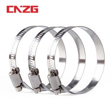 1/10/100pcs 호스 클램프 조정 가능한 드라이브 라인 웜 클립 후프, 10pcs 16 25mm