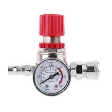 다이얼 게이지가 있는 PSI 12 압력 압축기 공기 스테인레스 조절기 180 스틸 게이지, 1)for Oxygen Regulator