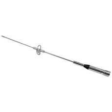 寶貝屋 雙頻天線 牙籤天線 41.5公分 優質不鏽鋼 車用外接天線, 1個