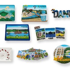 [단양구경시장] 관광굿즈 단양 마그넷 (13종), 2. 도담삼봉 액자 수제 마그넷