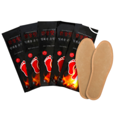 소소하게 KC인증 발열 깔창 여성용 발 핫팩, 5세트