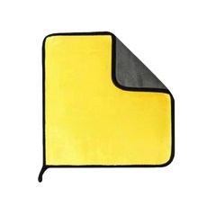 雙色加大加厚洗車毛巾，超細纖維吸水不掉毛擦車布/抹布, 1個, 洗車毛巾-30*30cm