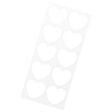 하트 양면테이프 10매입 양면 스티커 DD-10063, 상세페이지 참조, 상세페이지 참조