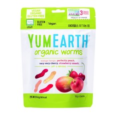 [공식수입원] 야미얼스 유기농 웜 젤리 59.4g, 1개