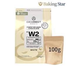 칼리바우트 화이트 W2 초콜릿 커버춰 400G, 1개