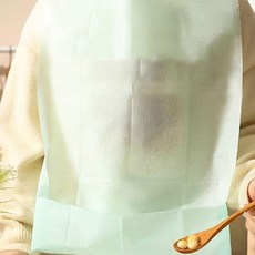 일회용 성인 어르신 식사 돌봄 턱받이 10p