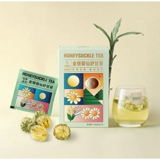 금은화 국화 감초 혼합차 블랜딩차 120g, 1박스, 15개입, 금은화 국화차