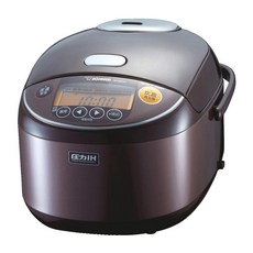 ZOJIRUSHI 象印 日本製NP-ZAF10 壓力IH電子鍋 (6人份), 深棕色, NP-ZAF10