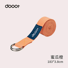 dooot 瑜珈輔助帶, 蜜瓜橙, 1個