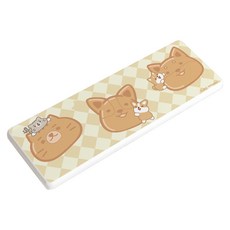 柴語錄 Shiba Says 硬式珪藻土洗漱墊 皂墊 杯墊 吸水墊 狗狗 柯基 柴犬 貓咪SH0029, 1個, 柴語錄雞蛋糕