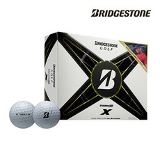 브리지스톤 TOUR B X 골프볼 3피스, 화이트, 화이트, 1개 화이트, 화이트, 1개