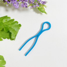 플라스틱 보빈클립 실클립 보빈클립 실밥 빠짐 방지 컬러, 레이크 블루, 7cm, 1개