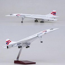 영국 항공 비행기모형 다이캐스트 항공기 여객기 모형 콩코드 1:125, 기본형(조명없음)