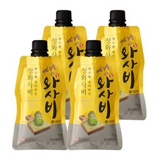 자연에서 갈아만든 생와사비 70% 75g, 4개