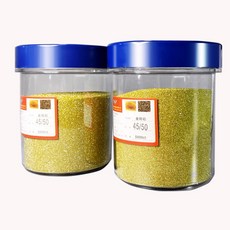 （影片講解）高品級金剛石 樹脂陶瓷電鍍磨具單晶金剛石 星耀金黃金噴砂金剛砂joe182450, 1個, 140/170（1公斤）