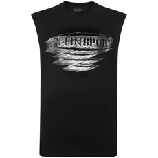 플레인스포츠 로고 프린트 탱크 탑