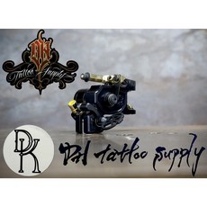 Dan Kubin DK V3/24 紋身機 - 紅銀限定 金色 銀色 黑色 - 專業紋身設備, 1個, 全黑配金鋁合金RCA系統限定款V3/24