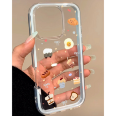 미모랜드 디저트 투명 아이폰 케이스