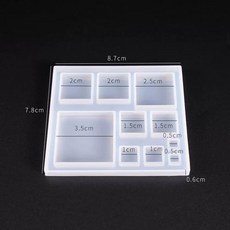 스키 튜닝 바이스 튜닝브래킷 고정틀 화이트 작업 받침대 1개, E. 10칸 정사각형