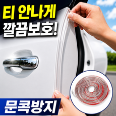 비온트 자동차도어가드 문콕방지 몰딩 문틈 바람막이, 1개, 투명