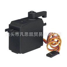 臺灣熱銷 跨境 2.4G1比10烈馬遙控車輪胎轉嚮舵機液壓減震器電池充電器配件, 轉向舵機, 1個