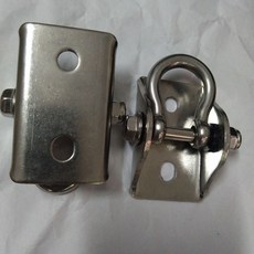 吊環 304不銹鋼屋頂旋轉固定弓型D型吊鉤秋千空中瑜伽倒吊環沙袋螺絲, 2款 弓型固定器2個, 1個