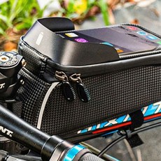 자전거 프레임 가방 방수 탑튜브 사이클링 소지품 수납, 1개, 자전거방수가방