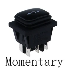 1PC 순간(켜기)-끄기-(켜기) 방수 6핀 로커 스위치 3 잠금 ON-OFF-ON DSDT, 01 Momentery