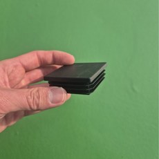 플라스틱 사각캡 마감제 마무리 각관 50X50 마개 각파이프 PVC, 1개