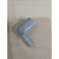 PVC 90度彎頭/直接頭 6分轉4分 波浪管/排水管適用 排水管彎頭/轉換頭/轉接頭, ４分轉４分 L型灣頭(灰色)內徑22mm