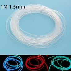 사이드 글 광섬유 케이블 자동차 천장 밝은 파티 직경, 1M 1.5mm, 1개