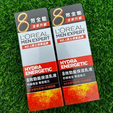 巴黎萊雅 男仕8效勁能保濕乳液50ML - L'OREAL PARIS, 1個, 男仕8效勁能保濕乳液