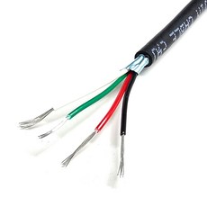 26AWG 4C 전선 LED 케이블 UL2464 전기선 조작선 통신선, 1개