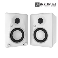 맥키 CR4.5 화이트 컴퓨터 PC용 음악감상 홈레코딩용 북쉘프 스피커 세트 스튜디오 모니터 스피커 1조