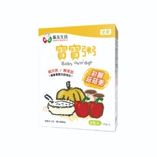 飯友生技 寶寶粥 南瓜小雞風味, 彩椒菇菇,150g*4包/盒