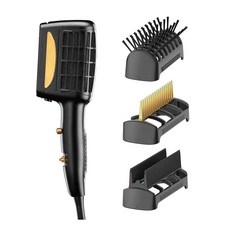 INFINITIPRO BY CONAIR IN 스타일링 헤어 부속품 1875W 3개 드라이어 드라이어, 1 Count (Pack of 1), 블랙.