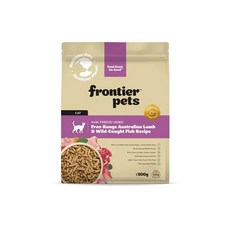 Frontier 悅緻原凍 低敏原肉貓凍乾 貓飼料, 1個, 鮮魚嫩羊,900g, 900g, 羊肉