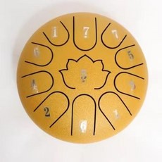 6寸11音空靈鼓, 1個, 6寸11音c調【鎏金黃】（全套）