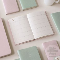 26년 스몰 월간 업무용다이어리 사무용다이어리 베이직다이어리 먼슬리다이어리, 04 커스터드 옐로우