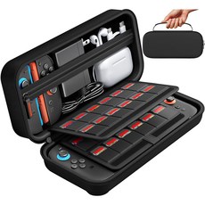 Carrying Case 3DS [영화 7년 신등장]Switch2 대응 케이스 스위치 케이스 보호 커버, 1개