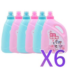 어린이 버블 리필액 1000ml 2개, 3세트, 혼합