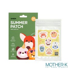 韓國Mother-K K-MOM 小淘氣長效精油防蚊貼片(24入) 天然草本植物精油 長效驅蚊貼片, 1個, K-MOM小淘氣長效精油防蚊貼片(24入