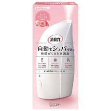 日本愛詩庭(雞仔牌) 自動除臭機 室內香氛機 (8976) 清新空氣 持久香氛, 39ml, 1盒, 花香