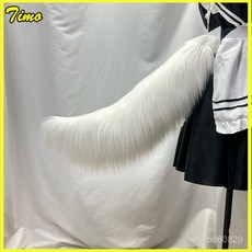 可動尾巴手作COS尾巴大號電動狐狸尾巴狼尾巴漫展道具萬用獸尾可動尾巴遙控變速電動貓尾巴狗狗尾巴Lolita配飾漫展獸尾, 1個