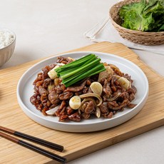 국내산 생물 유황 간장 생오리 오리 주물럭 로스 구이 500g, 1개