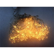 大林電子 暖白雪花燈 聖誕燈飾 萬聖燈飾 USB供電 恆亮 A0913ww, 1個
