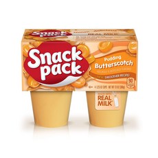 Snack Pack 버터 스카치 푸딩 Snack Pack Butterscotch Pudding Cups, 368g, 1개