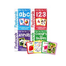(북메카 영어원서) Get Set Go Flashcards 4 Set(알파벳 숫자 컬러 동물) 플래시카드, Miles Kelly Publishing, 9781786176028, Susan Purcell