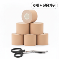 세이프본 키네시오 근육 테이핑 스포츠테이프, 6개